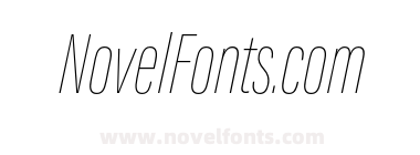 Acumin Pro Extra Condensed Thin Italic