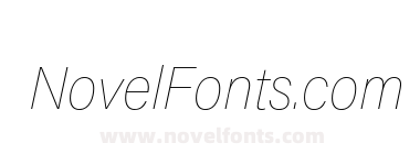 Acumin Pro Semi Condensed Thin Italic