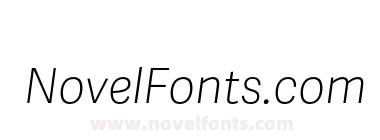 Adelle Sans Thin Italic