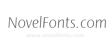 Ador Hairline Extra Light Italic