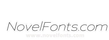 Adrianna Extended Thin Italic