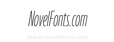 Agenda One Compressed Thin Italic