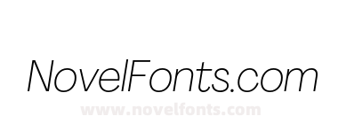 Agrandir Thin Italic