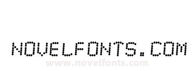 LED Counter Plus 7 Italic