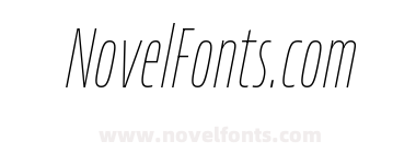 Allotrope Variable Italic Compressed Thin Italic