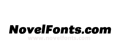 Almanach Black Italic
