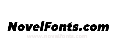 Almarose Extra Black Italic