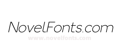 Alternative SH Thin Italic