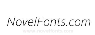 Altivo Extra Light Italic