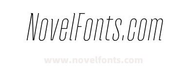 Andove Thin Italic