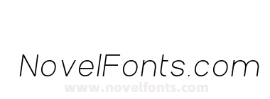 Aperta Extralight Italic