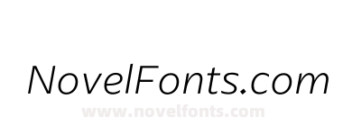 Arpona Sans Extra Light Italic