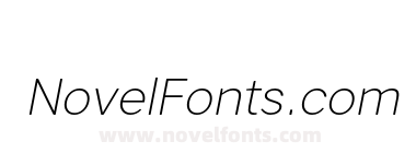 Artico Soft Extra Light Italic
