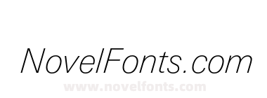 LTUnivers-BasicThinItalic
