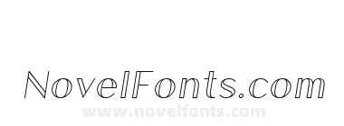 Athena Inline Italic