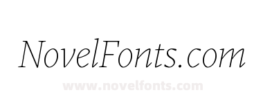 Audela Trial Extralight Italic