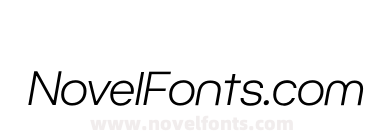 BC Novatica CYR Light Italic