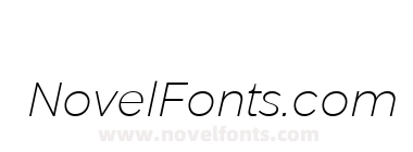 BD Megatoya Extra Light Italic