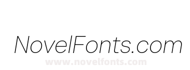 BR Sonoma W05 Extra Light Italic