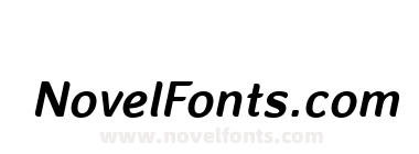 Banda Niera Medium Italic