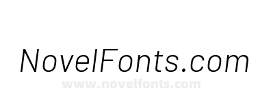 Barlow Light Italic