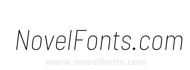 Barlow Semi Condensed Thin Italic