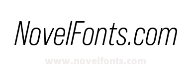 Bebas Neue Pro Book Italic