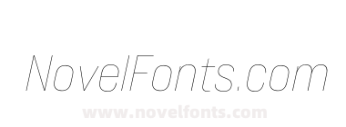 Bebas Neue Pro Expanded Thin Italic