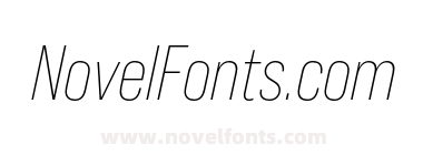 Bebas Neue Pro Light Italic