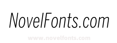 Benton Sans Compressed Light Italic