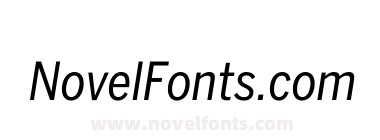 Benton Sans Condensed Italic