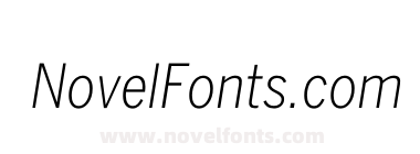 Benton Sans Condensed Light Italic
