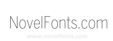 Benton Sans Condensed Thin