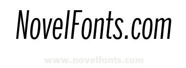 Benton Sans Extra Compressed Book Italic