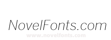 Benton Sans Extra Light Italic