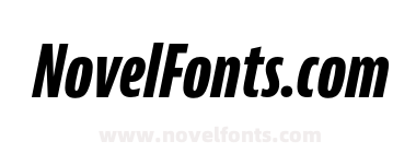Bernina Sans Compressed Extrabold Italic
