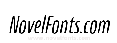 Bernina Sans Compressed Regular Italic