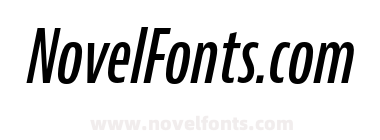 Bernino Sans Compressed Semibold Italic