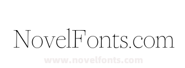 Bodoni Ferrara Display Thin
