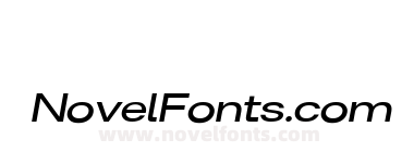 Britanica Extra Bold Semi Expanded Italic