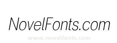 Britanica Light Condensed Italic