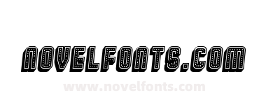 Broadway 3D Filled Italic