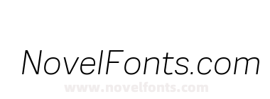 CA Zentrum Wide Light Italic