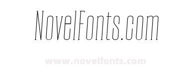 CONQUEST Slab serif Thin Italic Italic