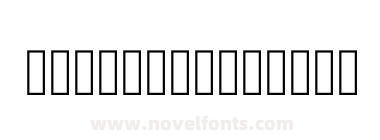 Characterfontnumbers Regular