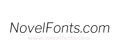 Libre Franklin ExtraLight Italic