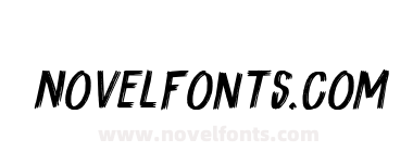 Coal Brush Italic