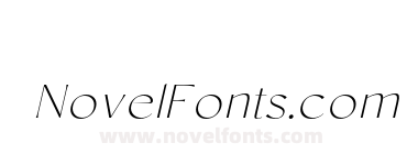 Conso Thin Italic