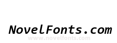 Consolas with Yahei Bold Italic