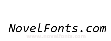 Consolas with Yahei Italic